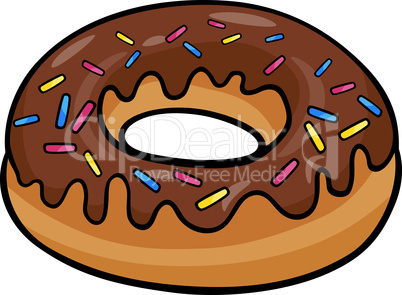 donut clip art cartoon illustration
