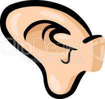 ear clip art cartoon illustration