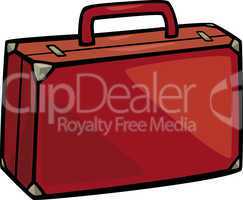 suitcase clip art cartoon illustration