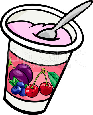 yogurt clip art cartoon illustration