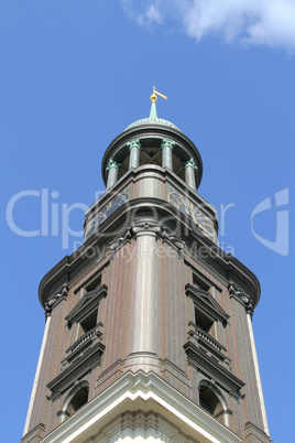 Turmhelm der Michaeliskirche in Hamburg