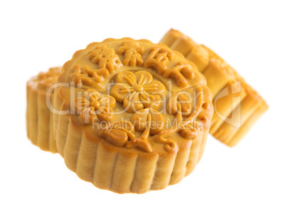 Isolated moon cakes