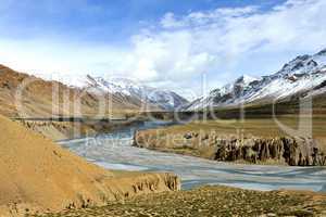 Indien, Ladakh, Gebirge, Fluss