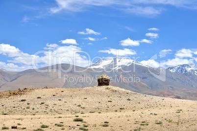 Indien, Ladakh, Gebirge am Tso Moriri See