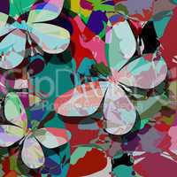 butterflies abstract