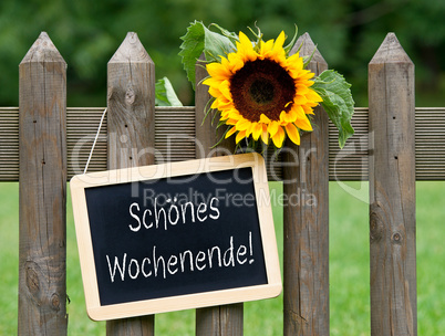 Schönes Wochenende