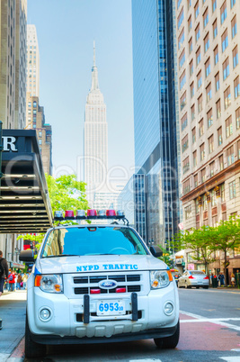 new york city police department (nypd) patrol car