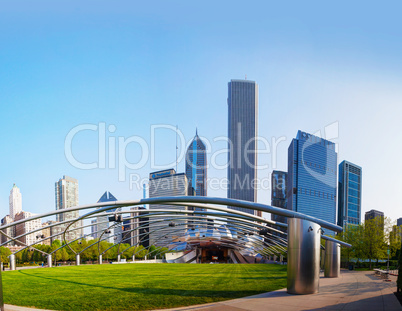 jay pritzker pavilion in millennium park in chicago