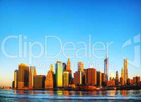 new york city cityscape panorama