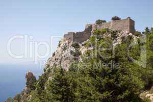 Burgruine Monolithos auf Rhodos, Griechenland