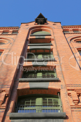 Lagerhaus in der Speicherstadt in Hamburg