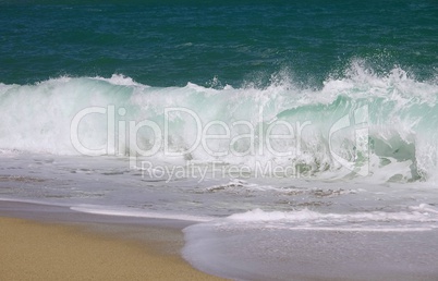 Strand mit Wellen - beach with waves 01