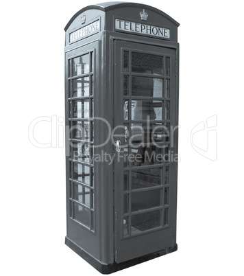 london telephone box