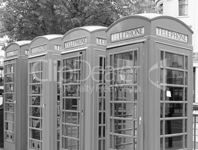 london telephone box