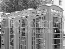 london telephone box