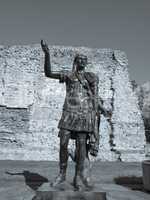 emperor trajan statue