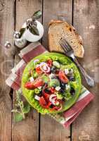 Tasty vegetable salad