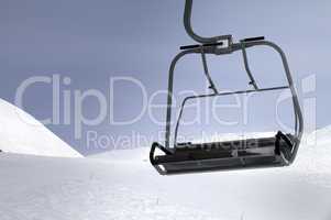 chair-lift close-up view