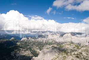 Dachsteingebirge mit Wolkenmeer
