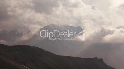 time lapse clouds mountains