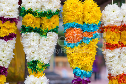 Indian flower garlands