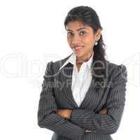 African American businesswoman in business suit