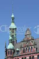 Detailaufnahme vom Rathaus in Hamburg