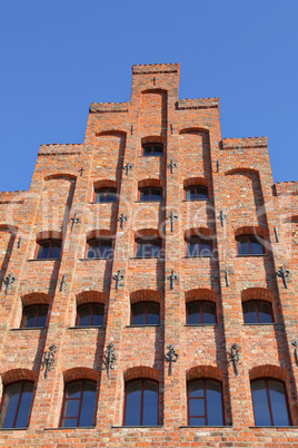 historisches Giebelhaus in Lübeck