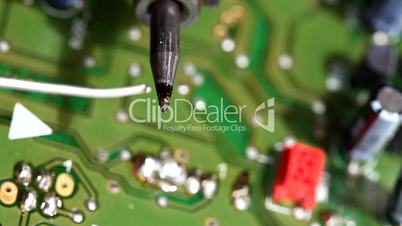 Soldering tin and circuit,electronic circuit board