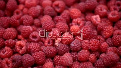 Raspberry fruits background