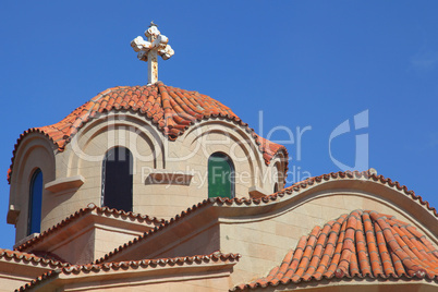 Detailaufnahme einer griechischen Kirche