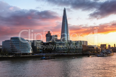 London modern skyline