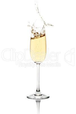 Splashing Champagne