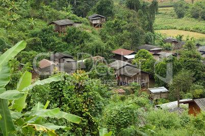 Thai ethnic village
