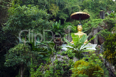 Golden Buddha statue