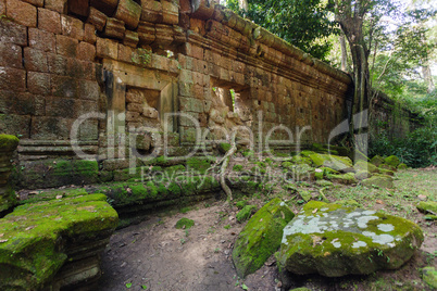 Angkor antique wall