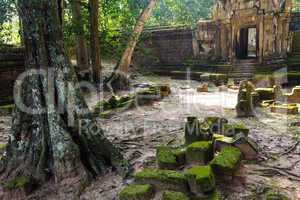 Angkor royal palace door