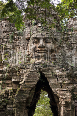 Angkor thom west gate