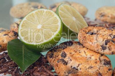 Cookies and lemon