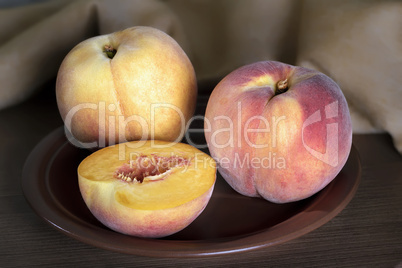 ripe peaches