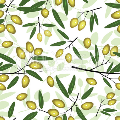 Olive Seamless Pattern