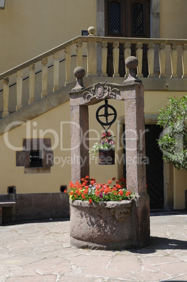 Brunnen in Turckheim, Elsass