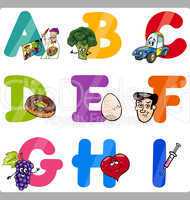 Education Cartoon Alphabet Letters for Kids