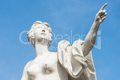 Statuen des Schlosses Belvedere in Wien