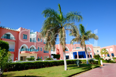 Building and recreation area of the luxury hotel, Sharm el Sheik