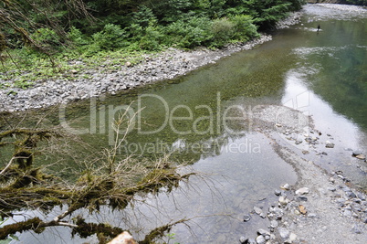 river in the mountains