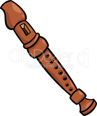 flute musical instrument cartoon