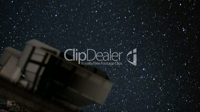 telescope and stars close time lapse 11073