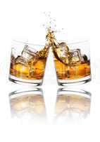 Toasting Whiskey Glasses