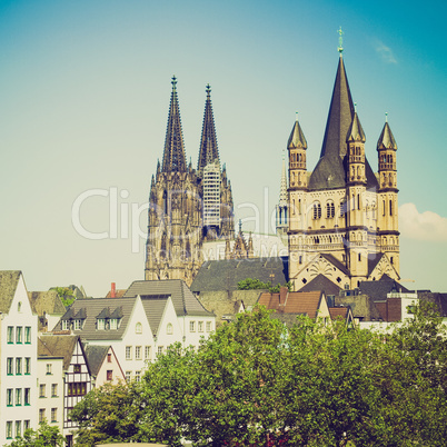 retro look koeln dom